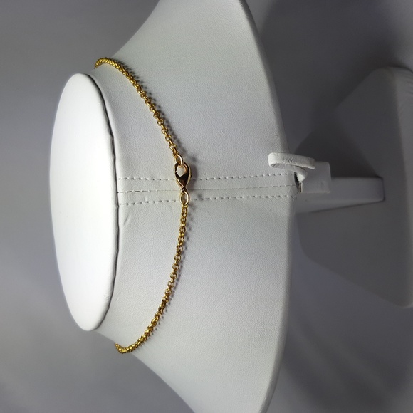 Lava Stone Goldtone Necklace - Picture 5 of 5